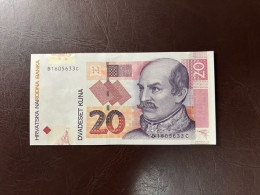 Croatia 20 Kuna 2012 P-39b UNC - Croatia