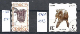 Ägypten, 1991-1993, 2 Marken Gestempelt - Used Stamps