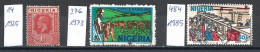 Nigeria, 1925-1985, 3 Marken Gestempelt - Nigeria (1961-...)