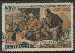 Soviet Union:Russia:USSR:Used Stamp N.V.Gogol, 100 Years From Death, 1852-1952 - Usados
