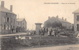 08-VILLERS-SEMEUSE- PLACE DE LA FONTAINE - Autres & Non Classés