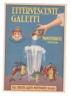 EFFERVESCENTE GALEFFI - MONTEVARCHI - TOSCANA - NON VIAGGIATA - Publicité