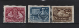 Ungarn Michel Cat.No.  Used 1092/1094 Chess - Used Stamps