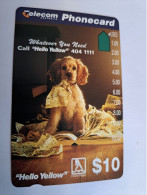 AUSTRALIA  CARD  / TELSTRA / DOG/ HELLO YELLOW      1X$ 10- ** 16554** - Australien
