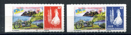 Nouvelle Calédonie - Cagou Personnalisé Yvert 1237 A Et B - T 1237 - Unused Stamps