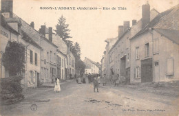 08-SIGNY-L'ABBAYE- RUE DE THIN - Autres & Non Classés