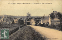 08-SIGNY-L'ABBAYE- ENTREE PAR LA ROUTE DE RETHEL - Sonstige & Ohne Zuordnung