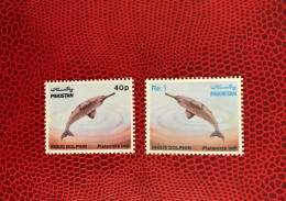 PAKISTAN 1979 2v Neuf MNH ** Mi 569 570 Delfín Dolphin Golfinho Delfin Delfino - Delfines