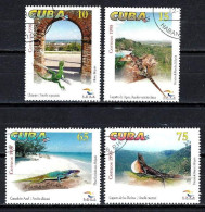 Cuba 1998 Animaux Lézards (182) Yvert 3743 à 3746 Oblitérés Used - Used Stamps