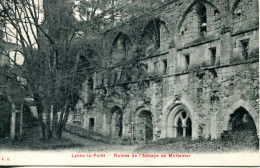 CPA - LYONS-LA-FORET - RUNES DE L'ABBAYE DE MORTEMER (IMPECCABLE) - Lyons-la-Forêt