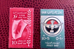 EGYPTE 1959 UAR Aigle Army Et Post Day 2 V Neuf ** MNH Egypt - Aquile & Rapaci Diurni