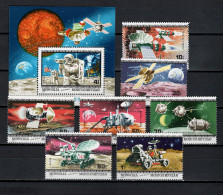 Mongolia 1979 Space, Planets Exploration  Set Of 7 + S/s MNH - Asia