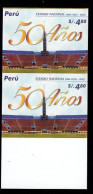 PERU(2004) National Stadium. Imperforate Pair. Scott No 1391. Only 2 Proof Sheets Exist! - Peru