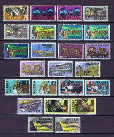 Nigeria 1973-1982: 24 Used Stamps Incl. Types - Nigeria (1961-...)