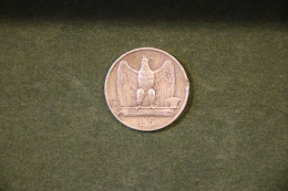 Pièce En Argent Italie 5 Lires 1927  -  Italian Silver Coin - 1900-1946 : Víctor Emmanuel III & Umberto II
