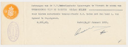 Fiscaal Droogstempel 10 C. S GR. 1947 - Katwijk 1950 - Fiscale Zegels