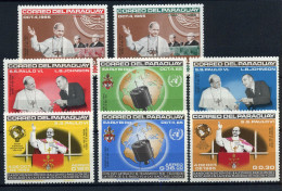 Correo Del Paraguay - Visit Of His Holiness Pope Paulus VI  -  ** MNH - Päpste