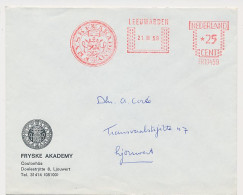 Meter Cover Netherlands 1969 Frisian Academy - Dialect - Leeuwarden - Other & Unclassified