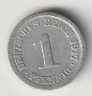 DEUTSCHES REICH 1917 A: 1 Pfennig, KM 24 - 1 Pfennig