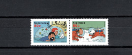 Netherlands 1999 Space, Comics, Tim & Struppi 2 Stamps From S/s MNH - Europe