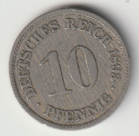 DEUTSCHES REICH 1893 A: 10 Pfennig, KM 12 - 10 Pfennig