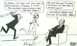 ► Coupure De Presse  Quotidien Le Figaro Jacques Faisant 1983  Marianne Défilé Aérien D'Orange 3 Milliards ? - 1950 - Today