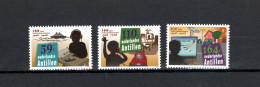 Netherlands Antilles 2009 Space, 100 Years Telecommunication Set Of 3 MNH - America Del Nord