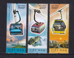 VIETNAM-2023-CABLE CARS.-MNH. - Viêt-Nam