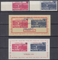 INSEL DAVAAR (Schottland), Nichtamtl. Briefmarken, 2 Blöcke + 2 Marken, Gestempelt, Europa 1965, Leuchtturm - Schottland