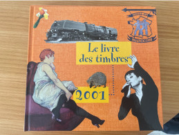 FRANCE LIVRE DES TIMBRES 2001 COMPLET AVEC BOITIER ET LES TIMBRES CORRESPONDANTS NEUF - Documentos Del Correo