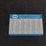 Calendarietto 1984 INA Assitalia Assicurazioni. Condizioni Eccellenti.  Plastificato. - Formato Piccolo : 1981-90