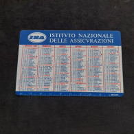 Calendarietto 1989 INA Assitalia Assicurazioni. Condizioni Eccellenti.  Plastificato. - Small : 1981-90