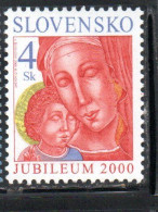 SLOVAKIA SLOVACCHIA SLOVENSKO 2000 CHRISTMAS NATALE NOEL WEIHNACHTEN NAVIDAD 4s MNH - Ungebraucht