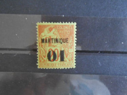 MARTINIQUE YT 3 - 01 C. S.20c. Brique S/vert* - Nuevos