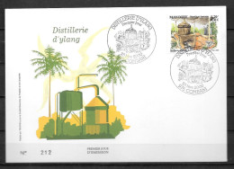 2000 - 90 - FDC - Distillerie D'ylang - 5 - Autres & Non Classés