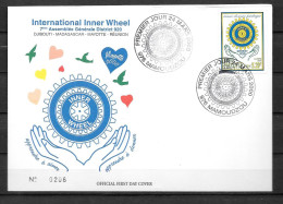 2000 - 83 - FDC - Club Inner Wheel - 4 - Otros & Sin Clasificación