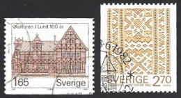 Schweden, 1982, Michel-Nr. 1193-1194, Gestempelt - Used Stamps