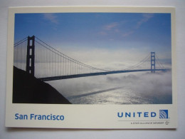 Avion / Airplane / UNITED AIRLINES / San Francisco / Airline Issue - 1946-....: Moderne