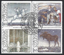 Schweden, 1981, Michel-Nr. 1178-1181, Gestempelt - Usados