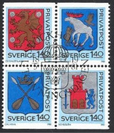 Schweden, 1981, Michel-Nr. 1145-1148, Gestempelt - Usati