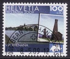 Schweiz: Pro Patria SBK-Nr. 307 (Via Rhenana 2009) ET-gestempelt - Used Stamps