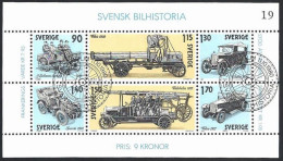 Schweden, 1980, Michel-Nr. 1118-1123 Block 8, Gestempelt - Usati