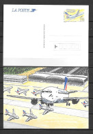 1992 - 2778-CP1 - 80 Ans 1° Liaison Postale Aérienne Nancy Luneville - 8 - Overprinter Postcards (before 1995)
