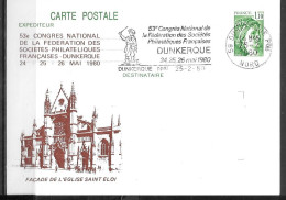 1978 - 2058-CP1 - Sabine - 53° Congrés à Dunkerque - 3 - 2 - Cartoline Postali Ristampe (ante 1955)