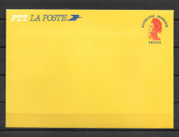 1984 - 2484A-E - Liberté De Gandon  - 5 - Postales  Transplantadas (antes 1995)