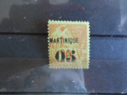 MARTINIQUE YT 4 - 05 C. S.20c. Brique S/vert* - Unused Stamps