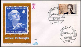 Bundespost Berlin  -  FDC  -  Wilhelm Furtwängler                           - Sonstige & Ohne Zuordnung