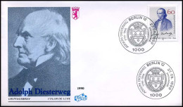 Bundespost Berlin  -  FDC  -  Adolph Diesterweg                                             - Otros & Sin Clasificación