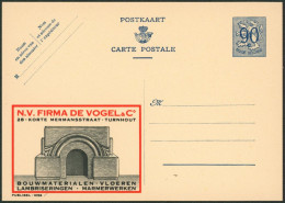 Publibel N°1058 (Firma De Vogel, Turnhout) / Neuf, 90ctm Bleu Lion Héraldique. - Publibels