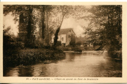 CPA - PACY-SUR-EURE - L'EURE EN AMONT DU PONT DE BOUDEVILLE (IMPECCABLE) - Pacy-sur-Eure